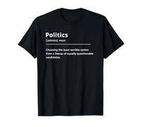 Funny Dictionary Definition Politics Maglietta