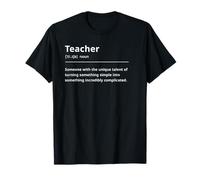 Funny Dictionary Definition Teacher Maglietta