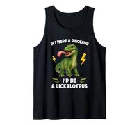 Funny Dinosaur Adult Joke Meme Hilarious Licking Pussy Pun Canotta