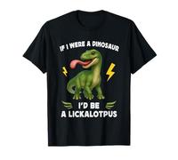 Funny Dinosaur Adult Joke Meme Hilarious Licking Pussy Pun Maglietta
