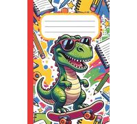 Funny Dinosaur Notebook For Kids: Lined Pages For Writing Practice and Creative Stories