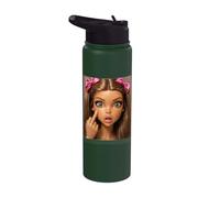 Funny Disgusting Doll Face Meme Gen Z Stainless Steel Insulated Water Bottle