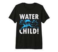 Funny Dive Diver Water Child Cool Scuba Diving Maglietta Premium