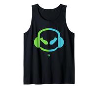 Funny DJ SmilingFace Verde Pastello|Blu Canotta