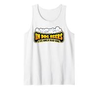 Funny Dog Beers Only Had One Beer Lover Day Drinking Party Canotta