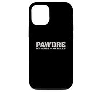 Funny Dog Dad, My House My Rules. Dog Father, New Puppy Dad Custodia per iPhone 12/12 Pro