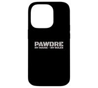 Funny Dog Dad, My House My Rules. Dog Father, New Puppy Dad Custodia per iPhone 14 Pro