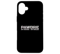 Funny Dog Dad, My House My Rules. Dog Father, New Puppy Dad Custodia per iPhone 16 Plus