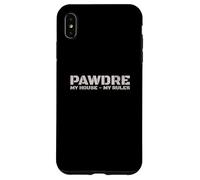 Funny Dog Dad, My House My Rules. Dog Father, New Puppy Dad Custodia per iPhone XS Max