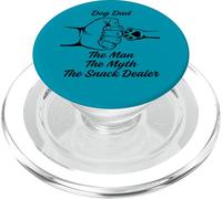 Funny Dog Dad The Man Myth Snack Dealer PopSockets PopGrip per MagSafe