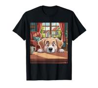 Funny Dog Expression Cute Puppy Face for Pet Lovers Maglietta