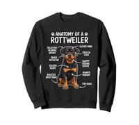 Funny Dog Owner Anatomy of A Rottweiler Felpa