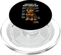 Funny Dog Owner Anatomy Of A Rottweiler PopSockets PopGrip per MagSafe