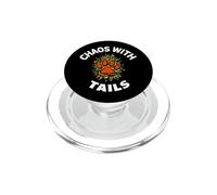 Funny Dog Owner Chaos With Tails Pet Lover PopSockets PopGrip per MagSafe