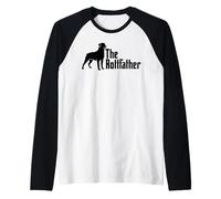 Funny Dog Owner Dad Rottweiler The RottFather Maglia con Maniche Raglan