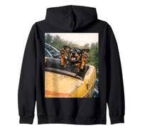 Funny Dog Roller Coaster Meme Silly Graphic Dachshund Felpa con Cappuccio