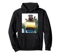 Funny Dog Roller Coaster Meme Silly Graphic Rottweiler Felpa con Cappuccio