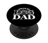 Funny Dog Saying - Simpatico amante dei cuccioli - Orgoglioso cane papà PopSockets PopGrip Adesivo