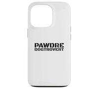 Funny Dogtrovert, Anti-social Dog Dad's club. Dog Father Custodia per iPhone 13 Pro