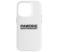 Funny Dogtrovert, Anti-social Dog Dad's club. Dog Father Custodia per iPhone 14 Pro