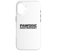 Funny Dogtrovert, Anti-social Dog Dad's club. Dog Father Custodia per iPhone 16