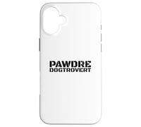 Funny Dogtrovert, Anti-social Dog Dad's club. Dog Father Custodia per iPhone 16 Plus