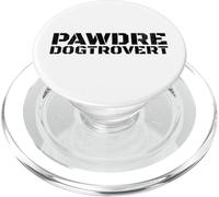 Funny Dogtrovert, Anti-social Dog Dad's club. Dog Father PopSockets PopGrip per MagSafe