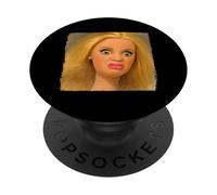 Funny Doll Face Meme Hilarious Disgusting Doll Face Pun PopSockets PopGrip Adesivo