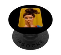 Funny Doll Face Meme Hilarious Surprised Doll Face Pun PopSockets PopGrip Adesivo