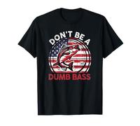 Funny Don't Be Dumb Bass Fish, Regalo per la Festa del papà Che Pesca Maglietta