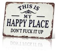 Funny Don't Mess It Up Metal Sign 12x8 Inch