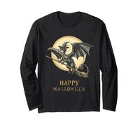 Funny Dragon Witch Candy Spooky Ghost Halloween Costume Maglia a Manica