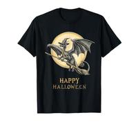 Funny Dragon Witch Candy Spooky Ghost Halloween Costume Maglietta
