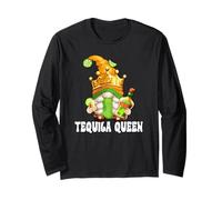 Funny Drinking GNOME for Mama Needs Tequila Mom GNOME Maglia a Manica