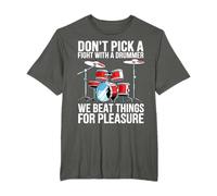 Funny Drummer Design For Men Women Drumline Drumming Drummer Maglietta