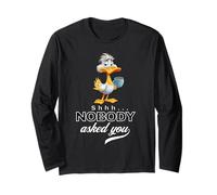 Funny Duck Coffee Quote Sarcastic Nobody Asked You Men Women Maglia a Manica
