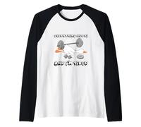 Funny Duck Everything Hurts And I'm Tired Workout Fitness Maglia con Maniche Raglan