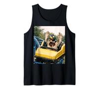 Funny Duck Roller Coaster Meme Silly Graphic Canotta