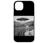 Funny Duck Selfie UFO Alien Photo Mallard Duck Lover Custodia per iPhone 14 Plus