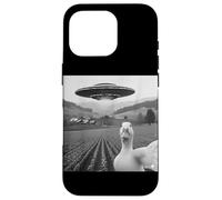 Funny Duck Selfie UFO Alien Photo Mallard Duck Lover Custodia per iPhone 16 Pro