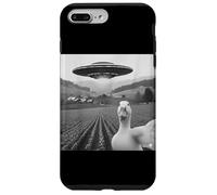 Funny Duck Selfie UFO Alien Photo Mallard Duck Lover Custodia per iPhone 7 Plus/8 Plus