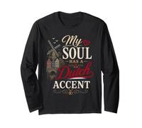 Funny Dutch Humor Netherlands Joke Accent Pride Maglia a Manica