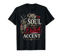 Funny Dutch Humor Netherlands Joke Accent Pride Maglietta