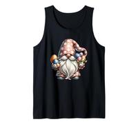 Funny Easter GNOME Graphic for Women Girls Cute Easter Egg Canotta