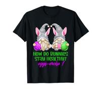 Funny Easter Workout GNOME Pun for Gym Women for Exercise Maglietta