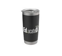 Funny Ed.D. EDD Ed.ucateD. Doctoral Graduate Student Bicchiere termico in acciaio inox doppia parete