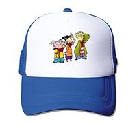 Funny Ed, EDD N Eddy - Cappello da adulto regolabile in nylon, Blu scuro, taglia unica