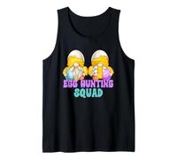 Funny Egg Hunting Squad for Women Mini Easter Chick Gnomes Canotta