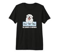 Funny Elements Happy Kids Great Pyrenees Lover Maglietta Premium