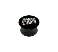 Funny EV Owner My Car Is Just A Battery On Wheels PopSockets PopGrip Adesivo